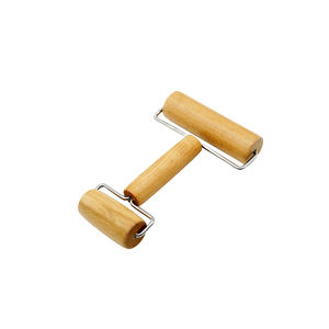 Mini pinces à rouler Double tête, 5 pièces, en bois de hêtre, en acier inoxydable, pour la cuisson de la pâte - Product Image 6