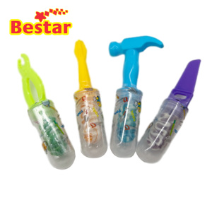Piruletas afrutadas de juguete para niños al por mayor, bocadillo duro con pezón de caramelo con decoración recubierta en embalaje de botella multicolor - Product Image 4