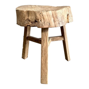 Tavolini da caffè naturali rustici in <span class=keywords><strong>legno</strong></span> in lastre di olmo tradizionale recuperato Vintage in stile antico - Product Image 1