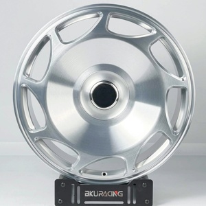 Jantes forgées BZY 5x120 pour <span class=keywords><strong>Rolls</strong></span> <span class=keywords><strong>Royce</strong></span> Phantom Cullinan Ghost Wraith <span class=keywords><strong>Dawn</strong></span>, jantes de 19 à 24 pouces, jantes en alliage concave argentées personnalisées - Product Image 2