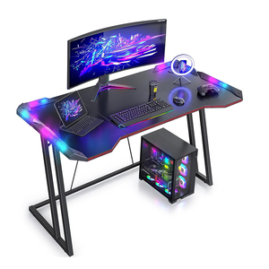 Bureau d'ordinateur <span class=keywords><strong>portable</strong></span> réglable <span class=keywords><strong>pour</strong></span> la maison avec surface en fibre de carbone, 47 pouces, en forme de Z, mobilier scolaire - Product Image 1