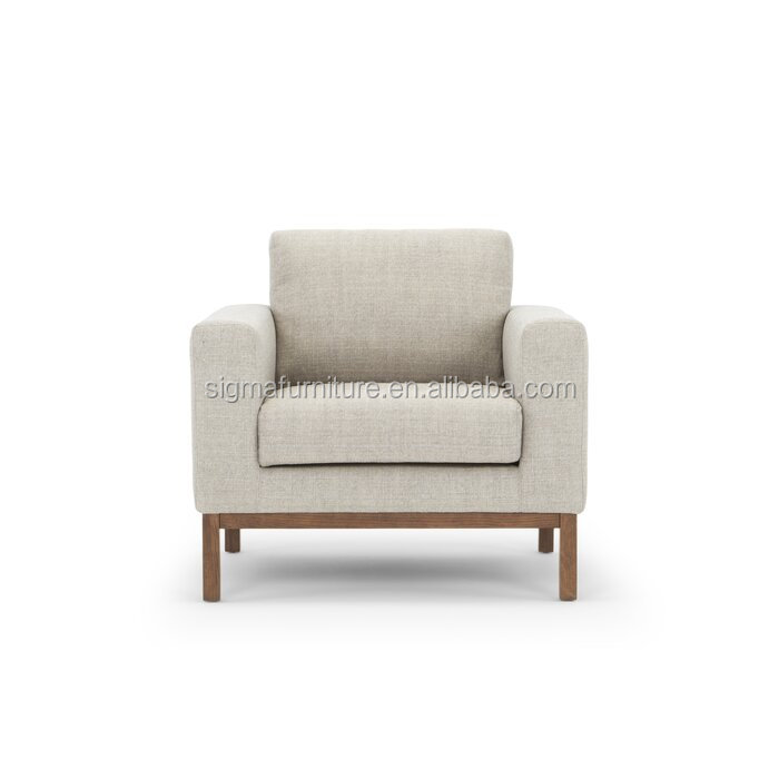 Leisure living room set cheap sofas for sale Square Arms chairs indoor furniture Upholstered Armchair