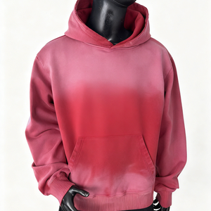 <span class=keywords><strong>Ropa</strong></span> Urbana Personalizada para Hombre, Sudadera de Algodón con Hombros Caídos, Estilo Francés, Tejido Grueso, Lavado Vintage, Bordado Otoñal - Product Image 1