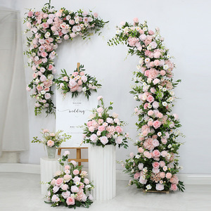 <strong>Wedding</strong> <strong>Arch</strong> Flower Chiffon Drape Artificial Rose Flower Silk <strong>Wedding</strong> Backdrop Flowers for Party Home <strong>Wedding</strong> <strong>Decor</strong> - Product Image 1