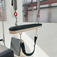 Machine de Pilates Reformer Commerciale 3 en 1 en Érable de Qualité Professionnelle Portable pour la Maison, la Salle de Sport et le Studio
