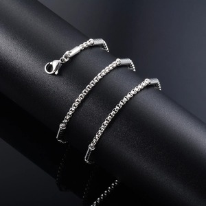 Yadreva, Nuevo Collar de Acero Inoxidable Hecho a Mano con Cadena de Serpiente y Cilindro para Hombres y Mujeres, Joyería - Product Image 4