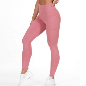 Mallas deportivas de compresión de algodón con estampado de reciclado logotipo personalizado para mujer - Product Image 5