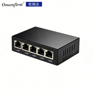 Mini commutateur Ethernet 5 ports 10/100 Mbps, Hub Ethernet rapide non géré, commutateur de bureau, prise en charge de l'entrée DC 5V-12V pour la maison et le bureau - Product Image 4