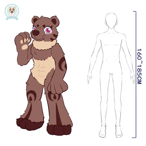 Disfraz de Animal Personalizado, Traje Completo de Peluche para Adolescentes, Disfraces de Cosplay para Fiestas de Cumpleaños, Traje de Anime Digitigrado - Product Image 6