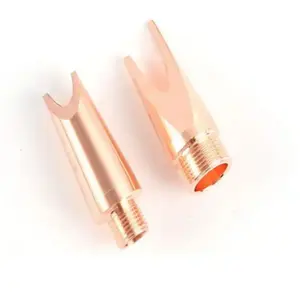 Sup QiLin Relfar Copper Nozzle for laser Welding Machine Au3tech copper welding nozzles with single double wire