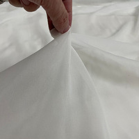 Tissu en Georgette de Soie Naturelle 100% Pure 8/10/12 Momme Non Teint Léger Personnalisé pour Robe Femme