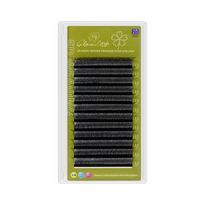 GLAMLASH Cils russes Volume W Extensions de cils Clover Bloom Handmade Premade Volume Fans 5D W Shape Lashes - Product Image 5