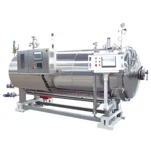 Autoclave de cultivo de seta de doble puerta automática a vapor