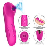 Diskreter Versand Weibliche Sexprodukte USB Aufladbar Wasserdicht 10 Frequenzen Saug- und Massage-Stimulator für Frauen