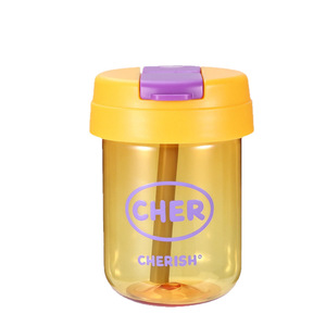 Cherish Mini Drink Cup With Straw Leak Proof For Kids And Students Portable Water Bottle Back To School Gift - Product Image 1