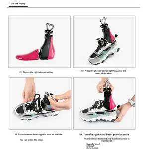 Expansor de Calçados de Cano Alto para Botas Martin Unissex Ajustável em Plástico com Esticador de Calçados e Formas para Sapatos - Product Image 4