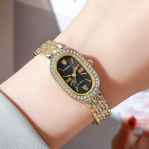 Nuevo reloj de cuarzo para mujer con diamantes en forma de huevo de paloma, moderno y elegante. - Product Image 5