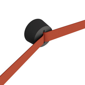 Conector para pistas dobles DC48V Cinturón magnético tejido negro Cinturón de tela arquitectónica Módulo de iluminación Iluminación de pista flexible - Product Image 1