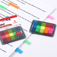 Marque-pages Foska, onglets d'indexation adhésifs, se retirent sans laisser de trace, onglets de classement auto-adhésifs pour la lecture, les notes, les livres, la classification des fichiers, les classeurs