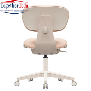 Chaise de bureau pivotante réglable en hauteur, petite et confortable, idéale pour les appartements de petite taille, avec roulettes, très vendue - Product Image 3