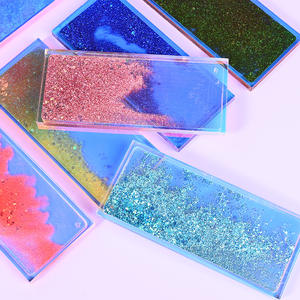 Acrylic Transparent Double-Sided Colorful Laser-Cut Mahjong Brick Stock Custom Logo Business <strong>Gift</strong> - Product Image 3