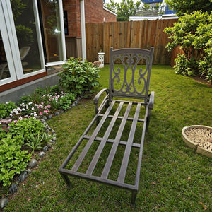 Conjunto de <span class=keywords><strong>Tumbonas</strong></span> de Aluminio Fundido de Primera Calidad para Exteriores, Resistentes a la Oxidación y a los Rayos UV, Precio de Fábrica para Jardín o Patio Trasero de Villa - Product Image 1