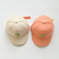 MTBB-gorra de béisbol naranja bordada para niños, gorro deportivo brillante de estilo corto, Primavera, 2022