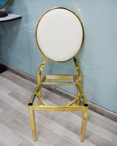 Chaise de luxe en métal avec coussins conception de chaise de banquet en acier inoxydable pour les hôtels mariages fêtes salon utilisation - Product Image 5