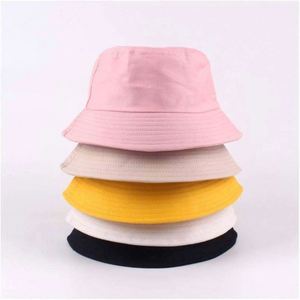 Customized 20 Colors Optional in Stock Unisex Casual Party Outdoor Canvas Pure Cotton Spring Summer Bucket <b>Hat</b> Logo Can Be Added - Product Image 3
