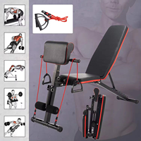 BunnyHi JSY012 Banc de Musculation Multifonctionnel Pliable en Gros pour la Maison et l'Exercice Corporel
