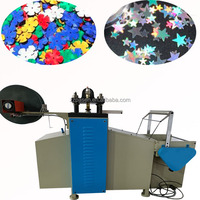 Machine à poinçonner en plastique pour paillettes, avec couteau rotatif, rouleau de poudre, fabrication de tissu, prix de machine