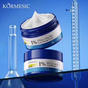 KORMESIC Marca Privada 100g Crema Antibacteriana para Masaje del Cuero Cabelludo Productos para el Crecimiento del Cabello Reparación Orgánica del Cabello Dañado Cuidado Capilar Profesional - Product Image 1