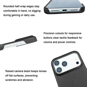 Carcasa de PU Monocromática en Morado Oscuro Sólido para iPhone 15, Textura Natural en Relieve, Estampado en Caliente, Antiarañazos, Protección de 360° - Product Image 3