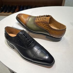 Zapatos de Negocios de Alta Calidad para Hombre, Zapatos Oxford con Cordones, con Función de Aumento de Altura, Estilo de Oficina, Adecuados para Bodas y Fiestas - Product Image 1
