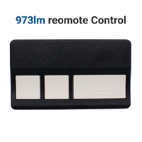 Télécommande de porte de garage 971LM 390 MHz, émetteur 972LM 973LM 974LM pour ouvre-portes, bouton d'apprentissage rouge/orange