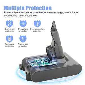 Baterí<span class=keywords><strong>a</strong></span> de Repuesto de 21.6V para Aspiradora Inalámbrica Dy-son V8 2Ah/2.5Ah/3Ah/3.5Ah/4Ah, Baterí<span class=keywords><strong>a</strong></span> de Litio de Repuesto - Product Image 3