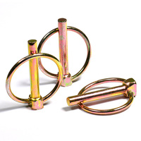 5/16*1-1/8 "5/16*2-1/8" 3/8*1-1/8 "goupilles de chape de Type O goupille de Lynch en acier à ressort avec serrure à languette C taille de fil goupille de verrouillage de fil C