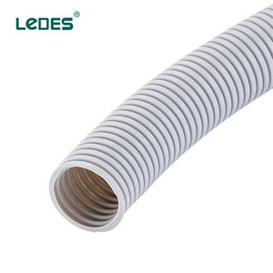 Esnek PVC boru kaliteli elektrik metalik olmayan gri oluklu sevk borusu amerikan standardı için - Product Image 4