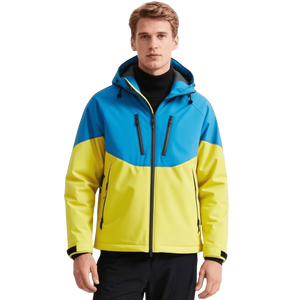 Chaqueta de invierno Softshell impermeable para hombre <span class=keywords><strong>con</strong></span> <span class=keywords><strong>capucha</strong></span> de lana para deportes al aire libre rompevientos <span class=keywords><strong>con</strong></span> <span class=keywords><strong>capucha</strong></span> para senderismo - Product Image 4