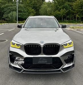 Labbro anteriore in fibra di carbonio stile X3m AE per <span class=keywords><strong>BMW</strong></span> F97 X3m Pre Lci Kit corpo anteriore con labbro anteriore <span class=keywords><strong>Spoiler</strong></span> - Product Image 6