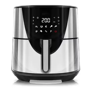 Smart Kitchen Appliances Easy to Clean Stainless Steel Airfryers Multifunctional Air Fryer Without Oil
