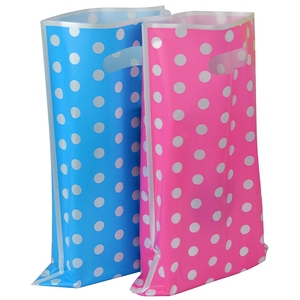 Premium Leakproof Colorful Print Plastic Shopping <strong>Bags</strong> Reusable Storage Party <strong>Loot</strong> <strong>Bag</strong> - Product Image 5