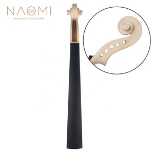 NAOMI 4/4 violín 5 eléctrico de cuello de Violín de tamaño completo de arce de madera de abeto de cuello diapasón de ébano violín piezas - Product Image 2