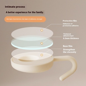 Groothandel 4 Stks/set Ronde Uit Holle Dragende Haken Slaapzaal Achter Deur Zonder Ponshaken - Product Image 3