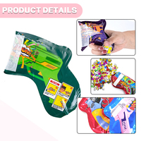 Pistolet à feux d'artifice gonflable à main explosif tireur de confettis pour fournitures de fête de remise des diplômes poppers de confettis de ballon