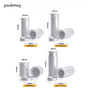 Boîte à épices en aluminium de qualité alimentaire pour sel de mer, poivre, poudre de piment - Pot alimentaire vide haut de gamme couleur personnalisée en gros - Product Image 5