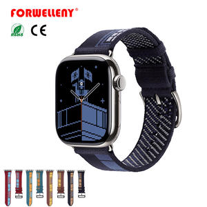 Forwelleny 2025 nuevo Scub H Diving Single Tour Faubourg Party correas trenzadas de punto con cordones <span class=keywords><strong>para</strong></span> <span class=keywords><strong>Apple</strong></span> <span class=keywords><strong>Watch</strong></span> Series 11 10 9 - Product Image 1