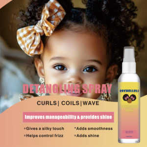 Huile capillaire démêlante sans rinçage végétalienne à base d'eau, marque distributeur, nourrissante, anti-frisottis et régulatrice de sébum pour usage quotidien - Product Image 4