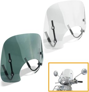 Per <span class=keywords><strong>Vespa</strong></span> accessori moto parabrezza anteriore deflettore vetro 2.5mm di spessore materiale PC per <span class=keywords><strong>Vespa</strong></span> Primavera <span class=keywords><strong>150</strong></span> bianco fumé - Product Image 4