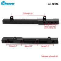 ADDCO pour Honda Acura Racing Sport K-Series K20 DC5 EP3 Ensemble de rail de carburant à haut débit en aluminium billette AD-K20YG